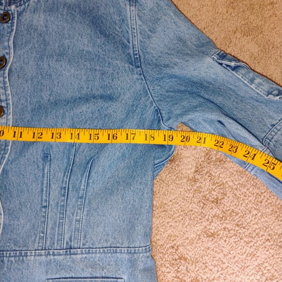 Woman's Bay Studio khakis Blue Jean Jacket - Picture 6 of 10